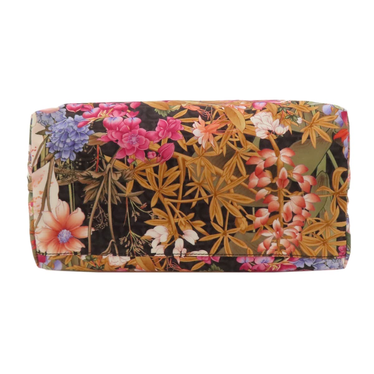 Salvatore Ferragamo Flower Gancini Motif Tote Bag Nylon Material Ladies [Used] [Salvatore Ferragamo] 4