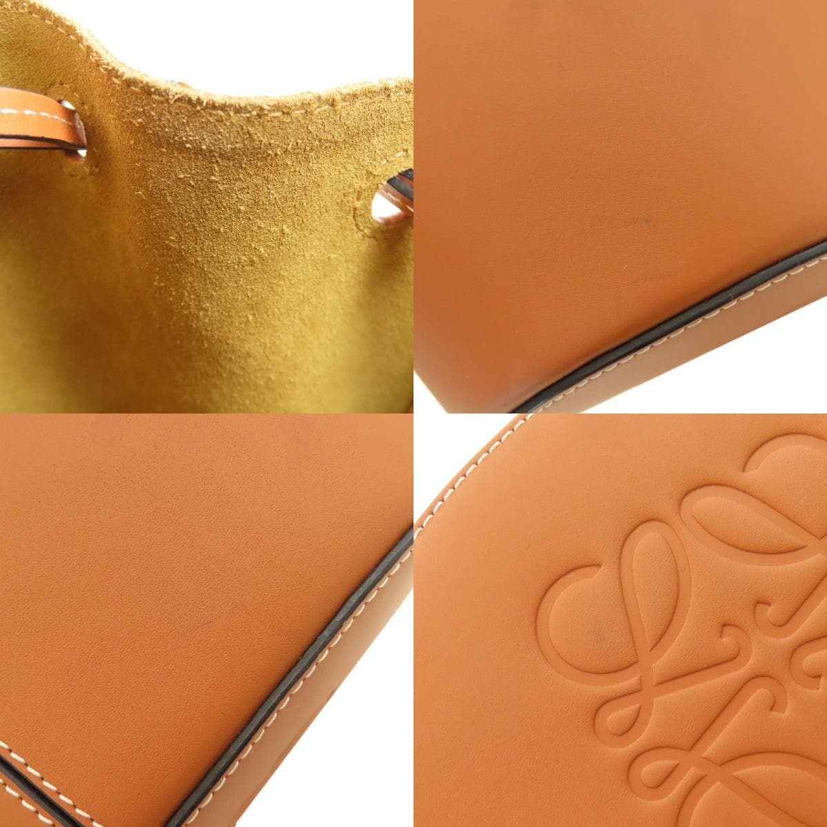 Loewe Paula's Ibiza Balloon Bag 2WAY Shoulder Bag Canvas/Calf Ladies [Used] [LOEWE] 8