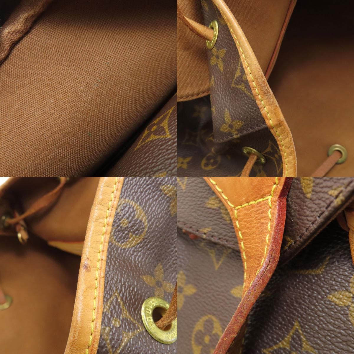 Louis Vuitton M51135 Montsouris GM Backpack Daypack Monogram Canvas for Women [Used] [LOUIS VUITTON] M51135 5