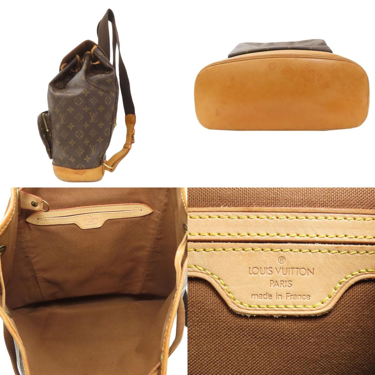 Louis Vuitton M51135 Montsouris GM Backpack Daypack Monogram Canvas for Women [Used] [LOUIS VUITTON] M51135 3