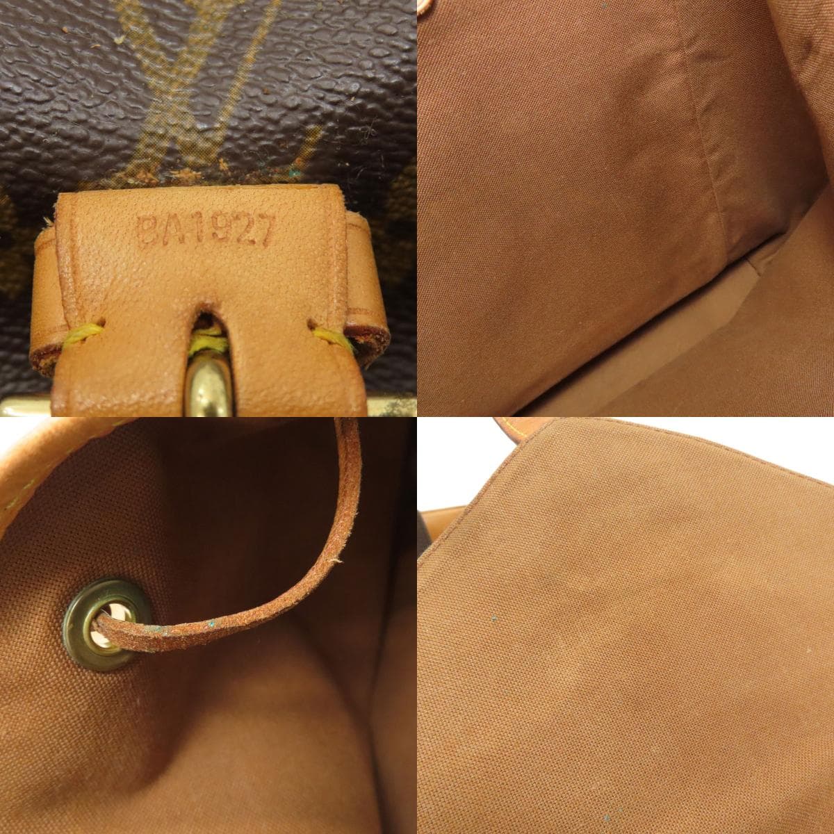 Louis Vuitton M51135 Montsouris GM Backpack Daypack Monogram Canvas for Women [Used] [LOUIS VUITTON] M51135 4