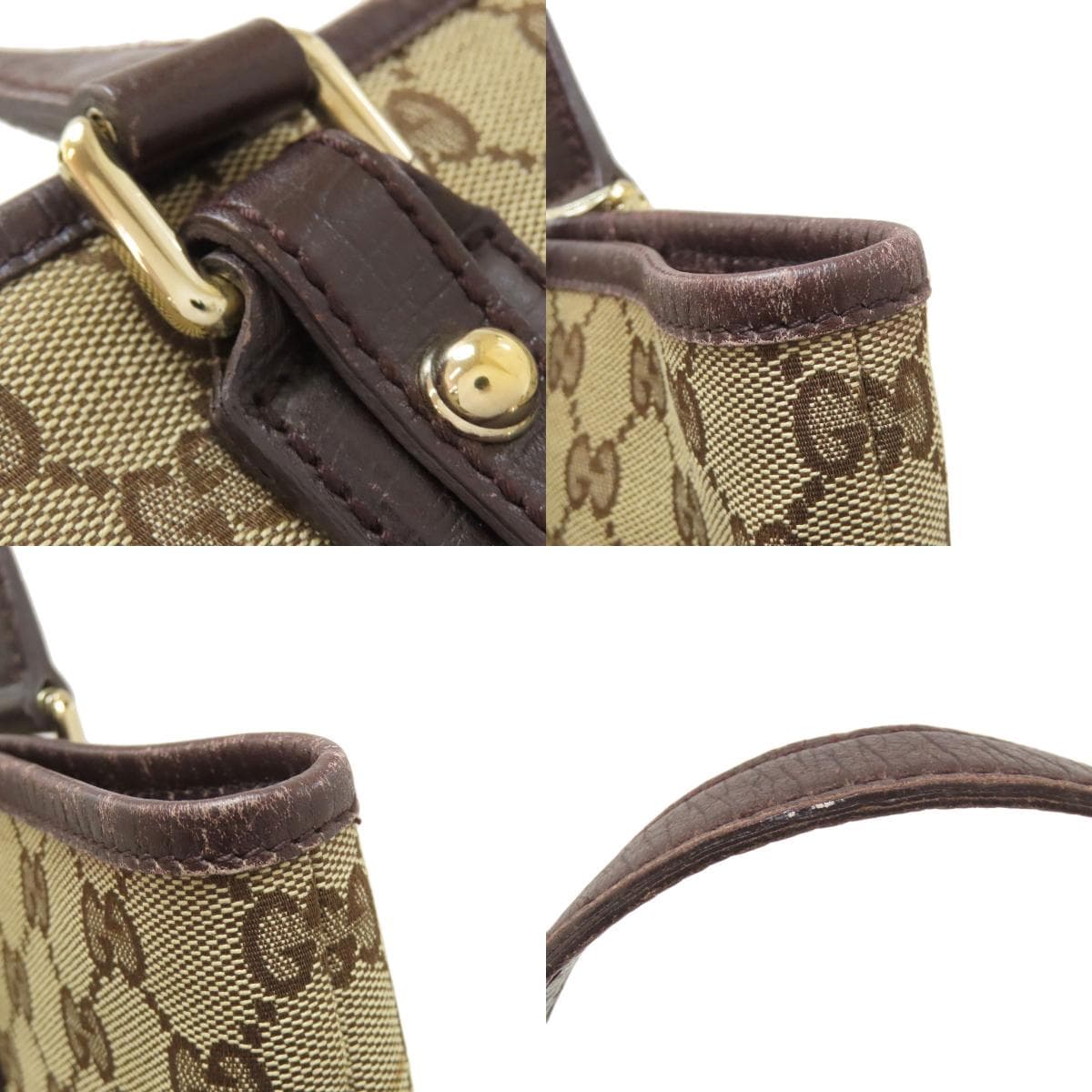 Gucci 162899 GG Sherry Line Tote Bag Canvas Ladies [Used] [GUCCI] 162899 8