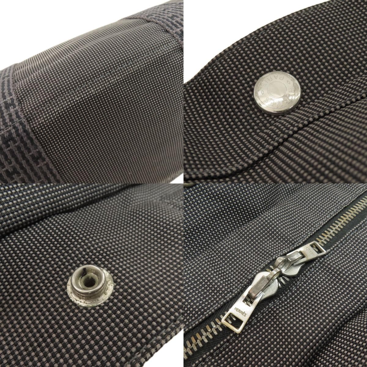 Hermes Aile Line MM Handbag Canvas Ladies [Used] [HERMES] 8