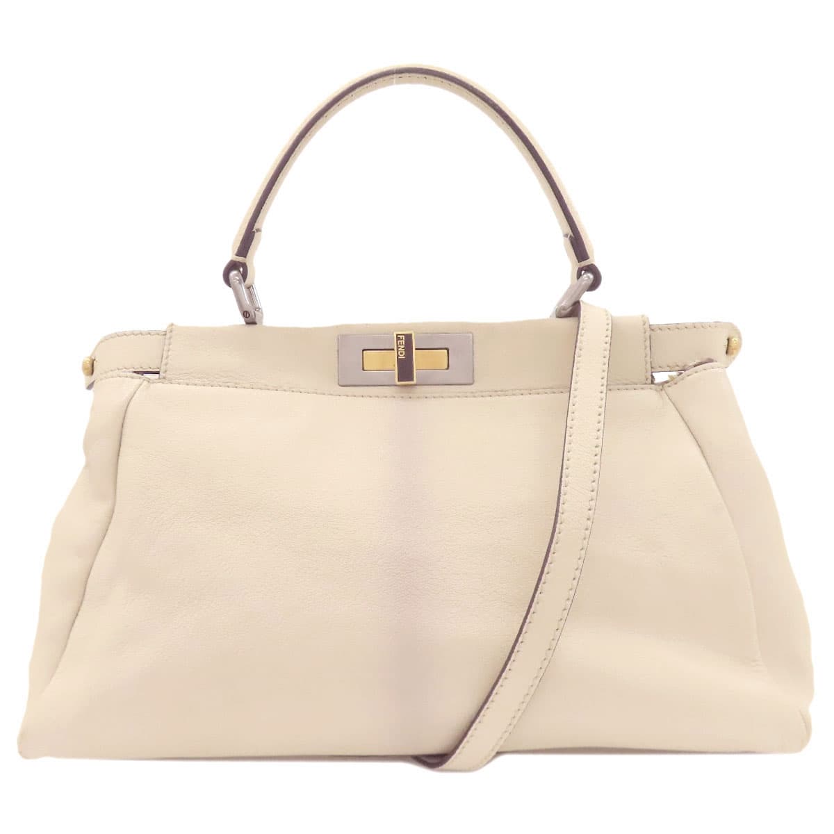 Fendi Peekaboo 2WAY Handbag Calf/Hairon Ladies [Used] [FENDI]