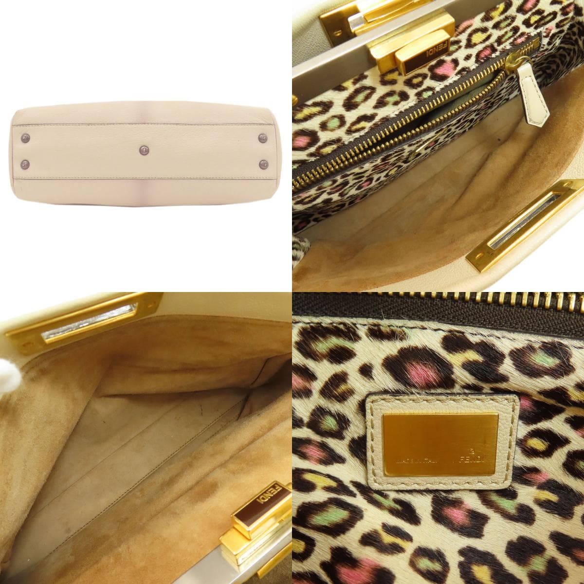 Fendi Peekaboo 2WAY Handbag Calf/Hairon Ladies [Used] [FENDI] 4
