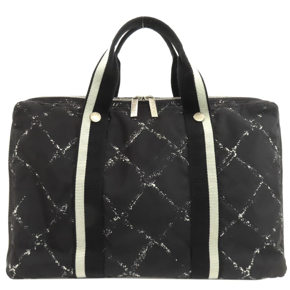 Chanel Travel Line Tote Bag Nylon Material Women's [Used] [CHANEL]