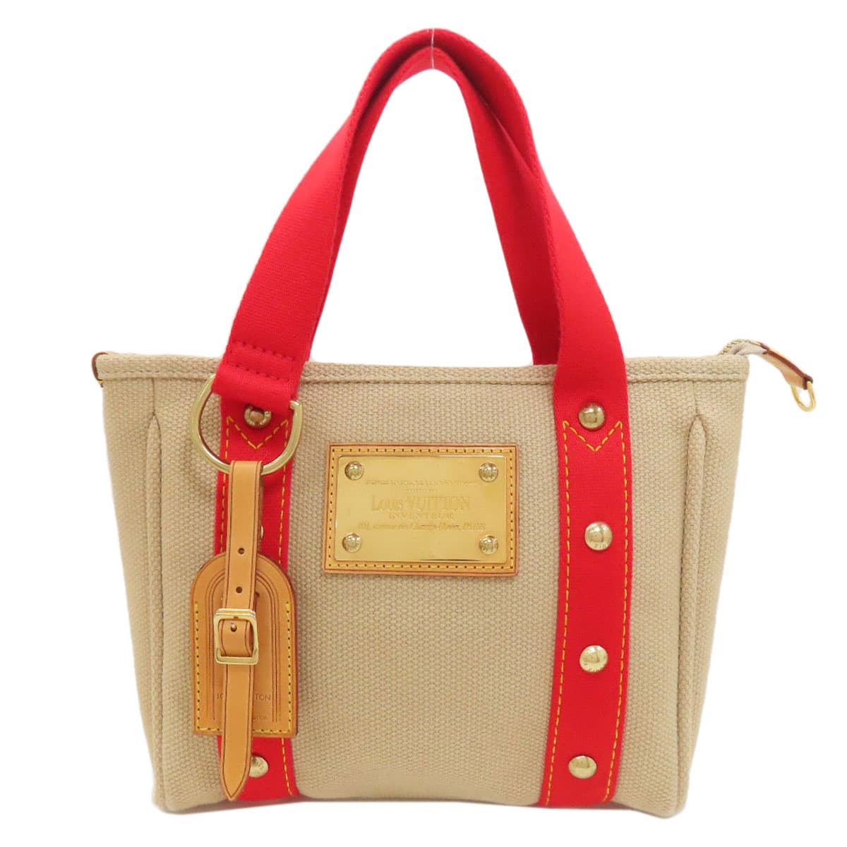 Louis Vuitton M40038 Antigua Line Cab PM Handbag Canvas Ladies [Used] [LOUIS VUITTON] M40038