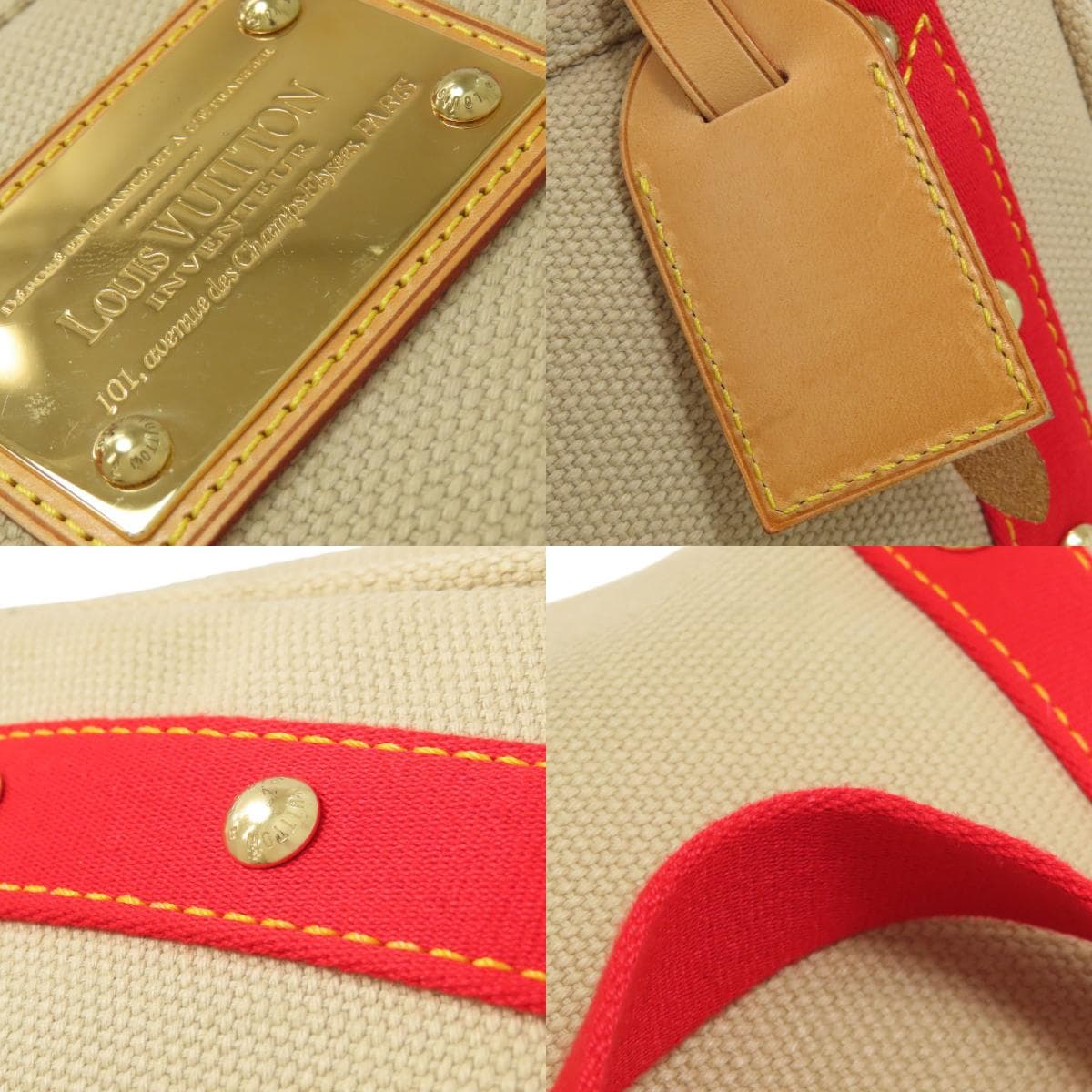 Louis Vuitton M40038 Antigua Line Cab PM Handbag Canvas Ladies [Used] [LOUIS VUITTON] M40038 9