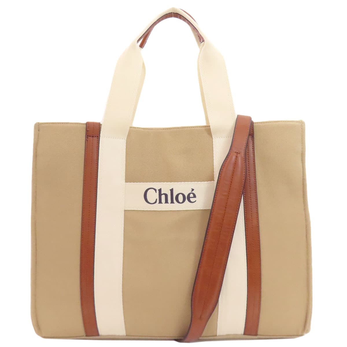 Chloe Mother's Bag Tote Bag Canvas Ladies [Used] [CHLOE]