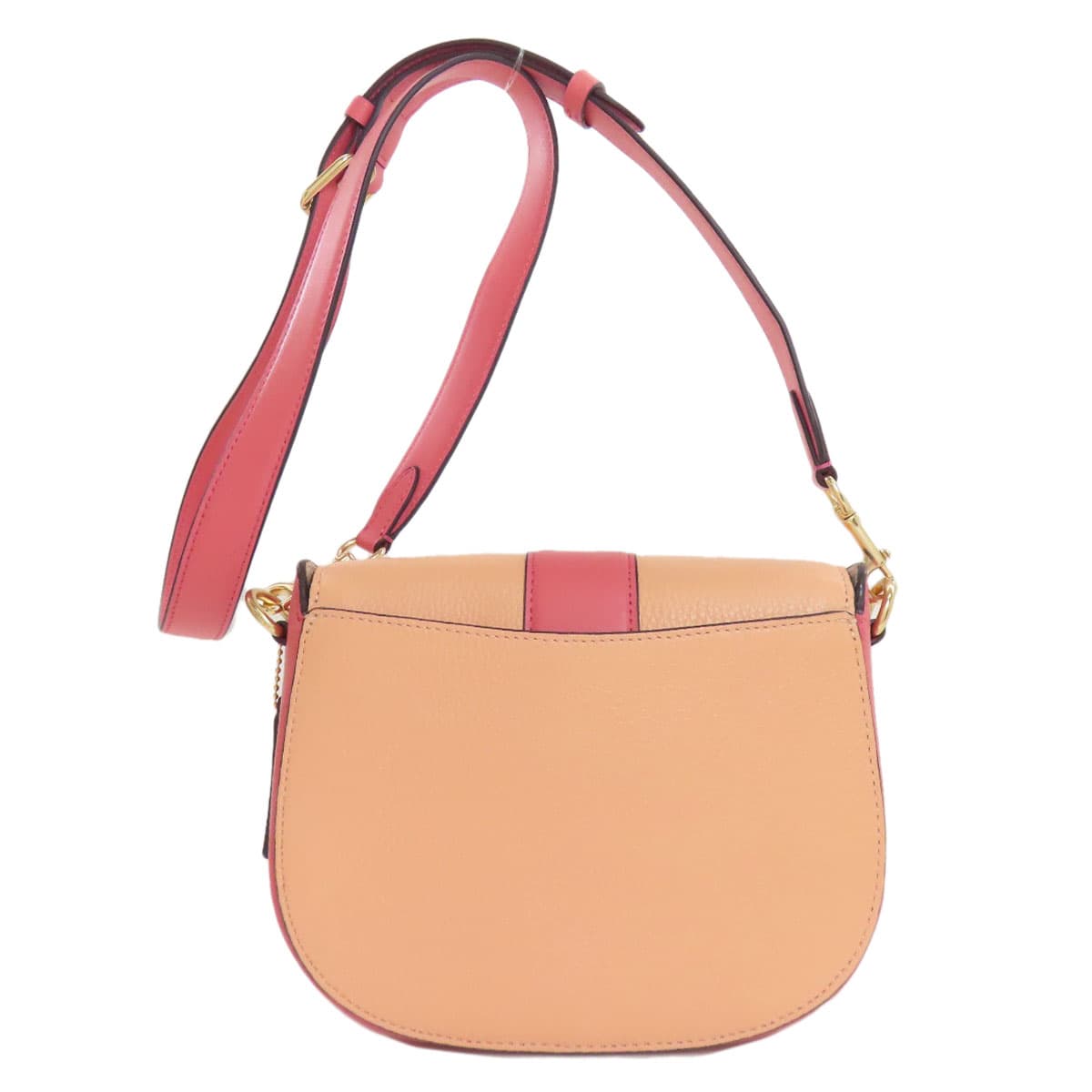 Coach C8296 Bicolor Shoulder Bag Leather for Women [Used] [COACH] C8296 2