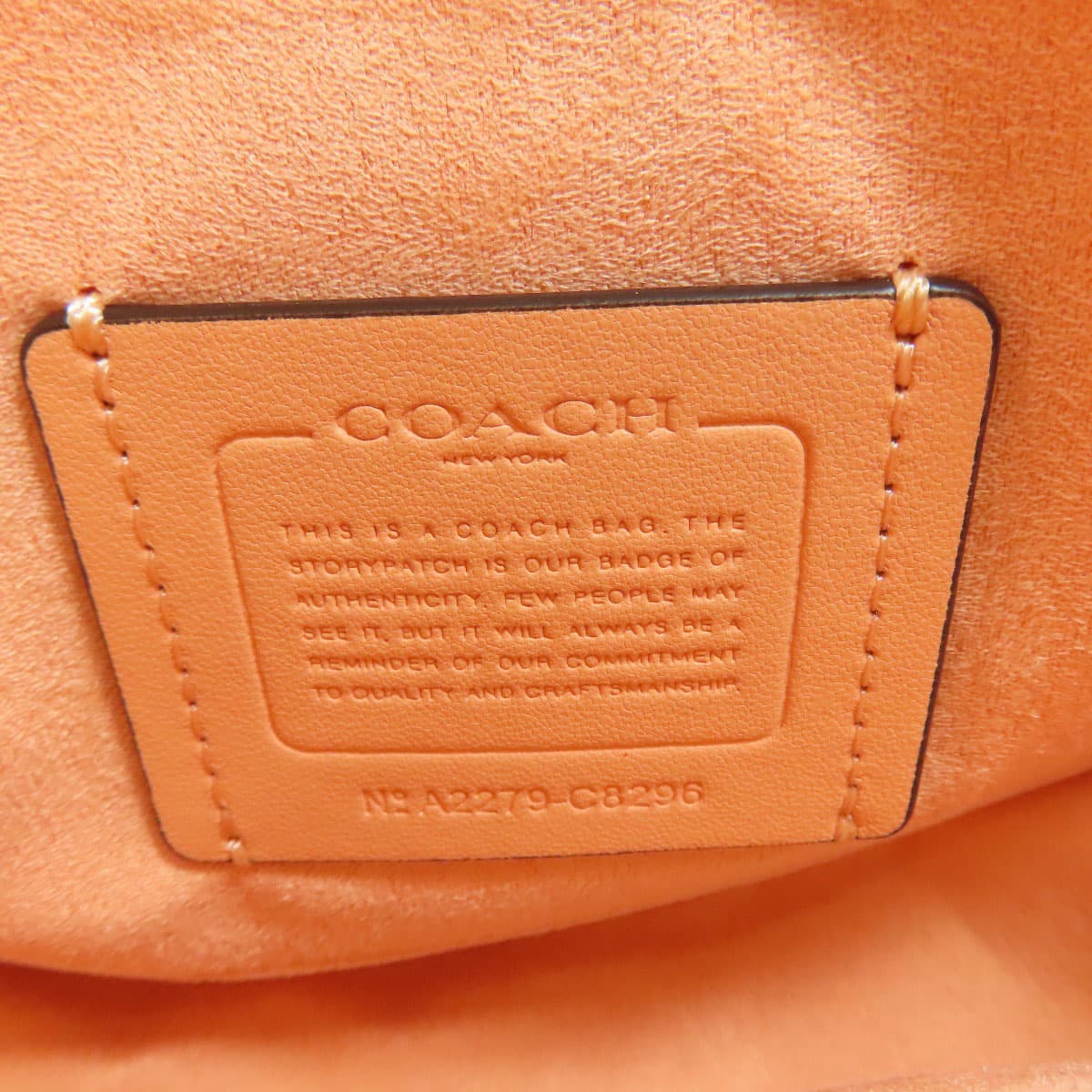 Coach C8296 Bicolor Shoulder Bag Leather for Women [Used] [COACH] C8296 6