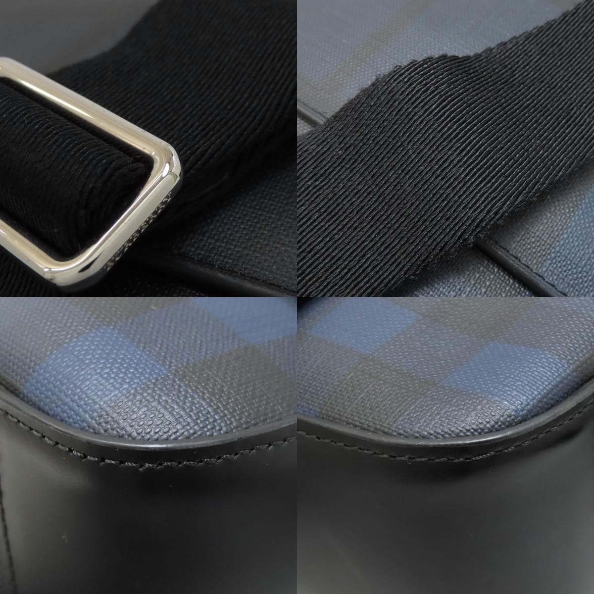 Burberry Check Pattern Shoulder Bag PVC Ladies [Used] [BURBERRY] 9