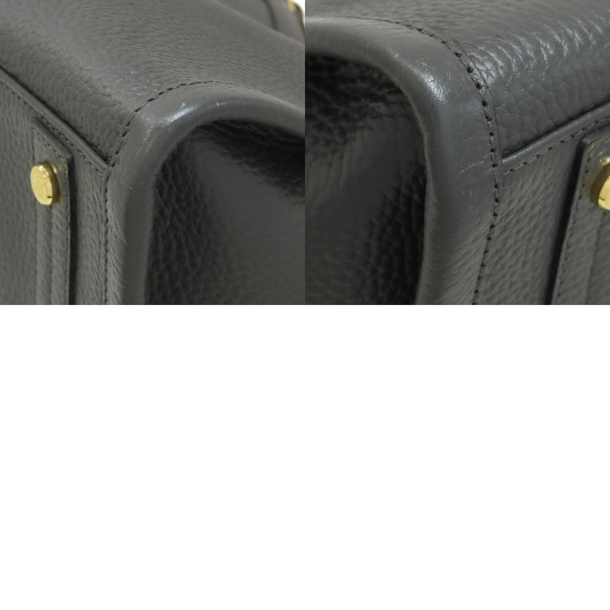 ADMJ Logo Handbag Leather Ladies [Used] [ADMJ] 10