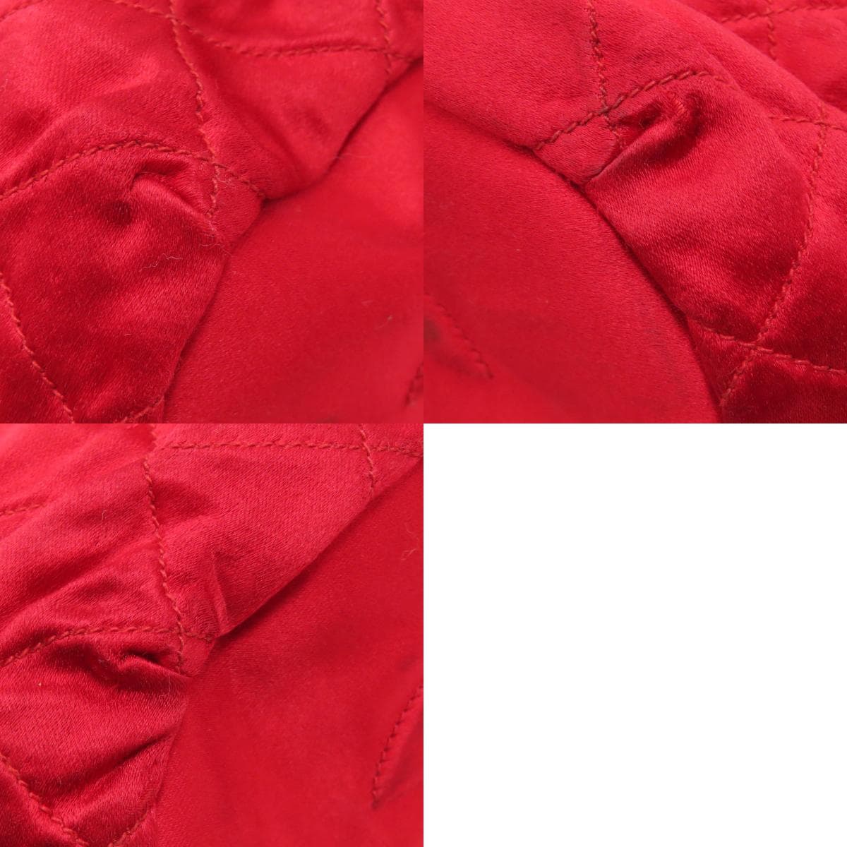 Chanel Drawstring Shoulder Matelassé Gold Hardware Shoulder Bag Satin Ladies [Used] [CHANEL] 10