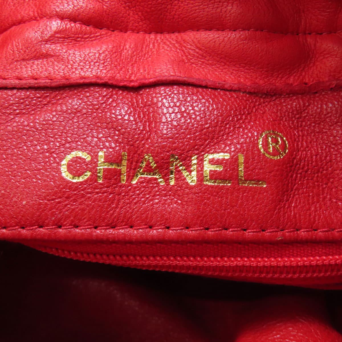 Chanel Drawstring Shoulder Matelassé Gold Hardware Shoulder Bag Satin Ladies [Used] [CHANEL] 6