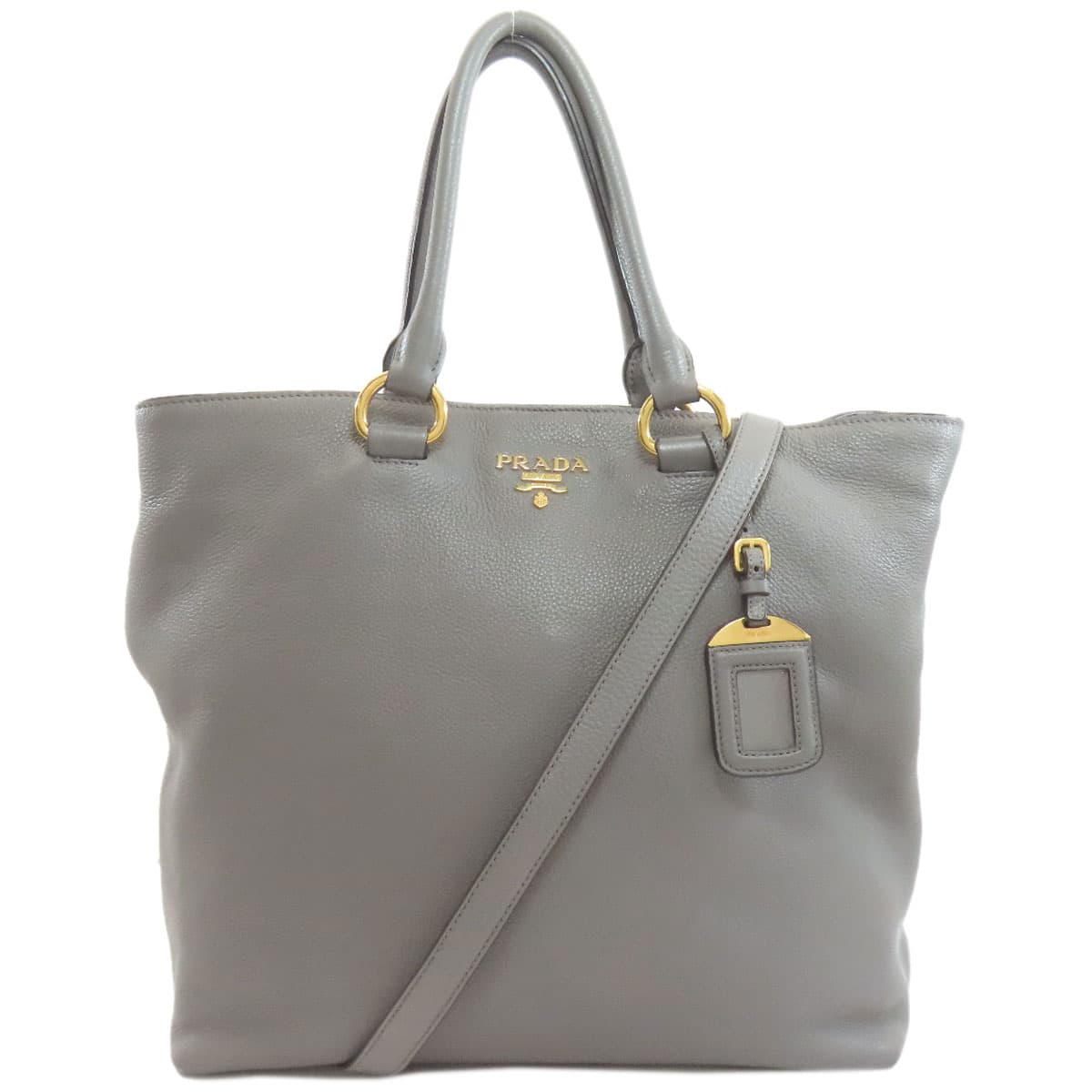 Prada 1BG865 2WAY Tote Bag Calf Leather Ladies [Used] [PRADA] 1BG865
