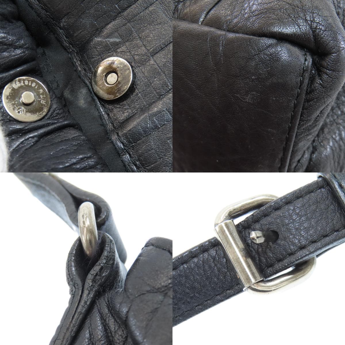 Burberry Logo Shoulder Bag Calf Women's [Used] [BURBERRY] 8