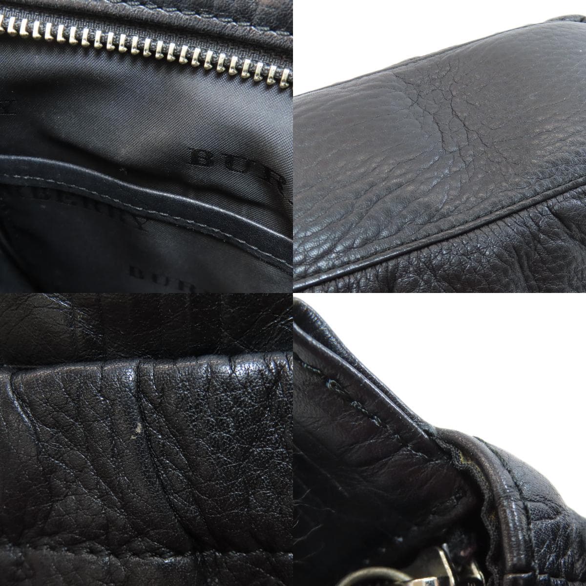 Burberry Logo Shoulder Bag Calf Women's [Used] [BURBERRY] 7