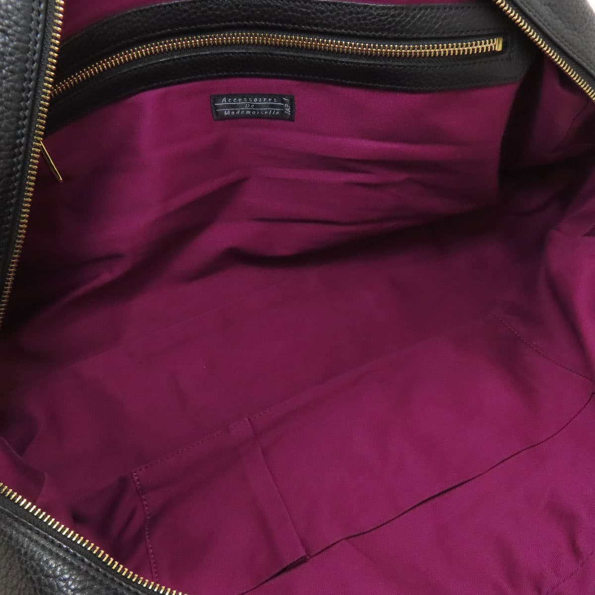 ADMJ Logo Boston Bag Leather for Women [Used] [ADMJ] 5