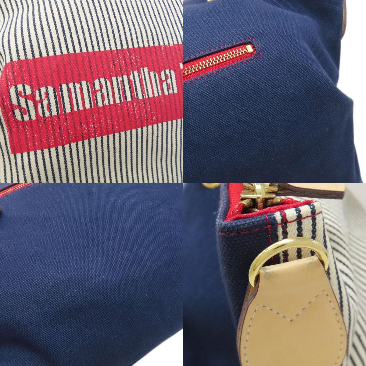 Samantha Thavasa 2WAY Tote Bag Canvas Ladies [Used] [Samantha Thavasa] 7