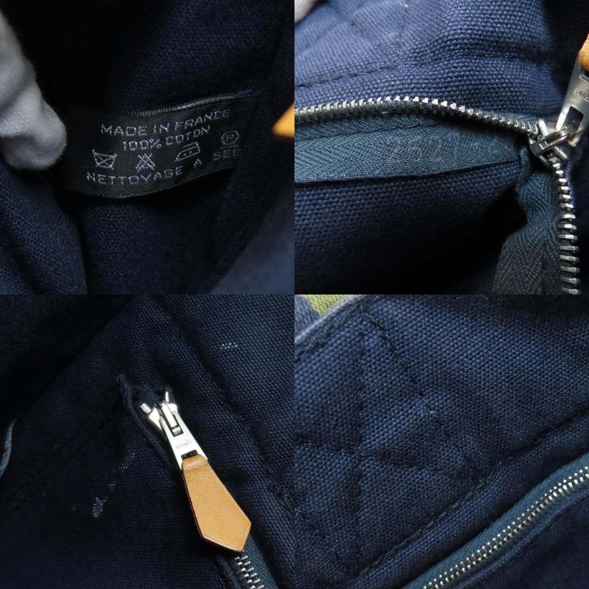 Hermes Sac Foulto PM Handbag Canvas Ladies [Used] [HERMES] 7