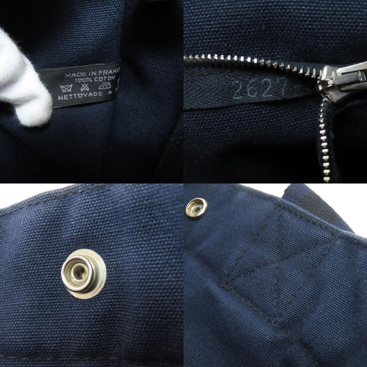 Hermes Sac Foulto MM Handbag Canvas Ladies [Used] [HERMES] 7