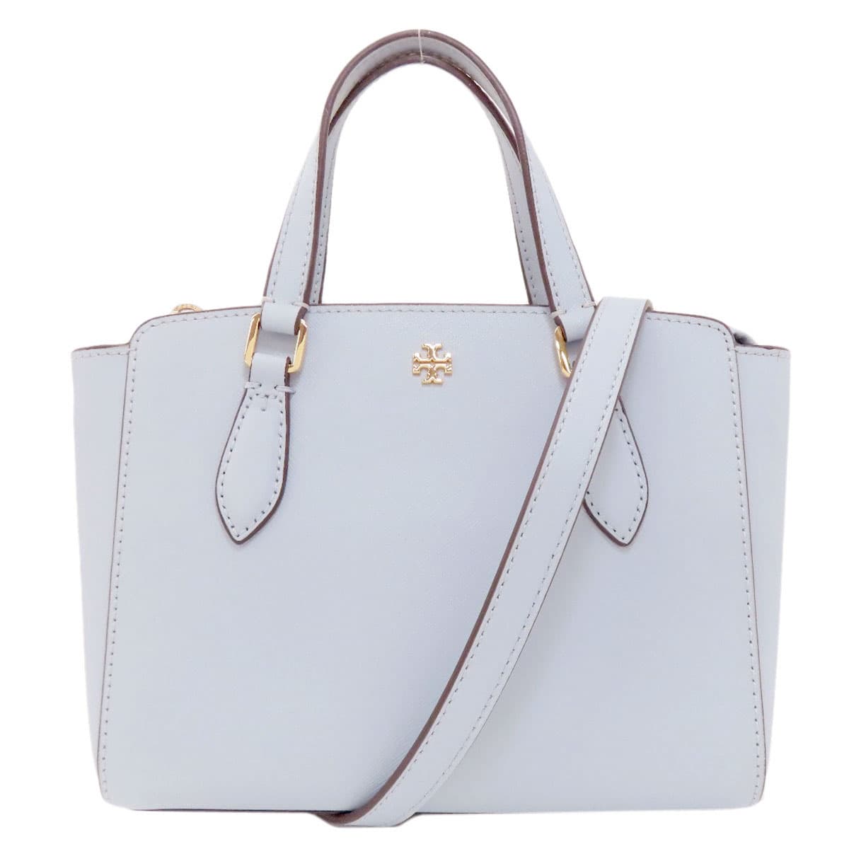 Tory Burch Emerson Mini Top Zip 2WAY Handbag Leather Ladies [Used] [Tory Burch]