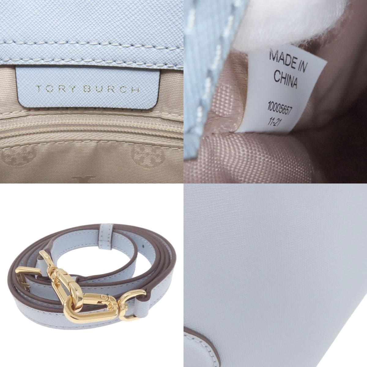 Tory Burch Emerson Mini Top Zip 2WAY Handbag Leather Ladies [Used] [Tory Burch] 6