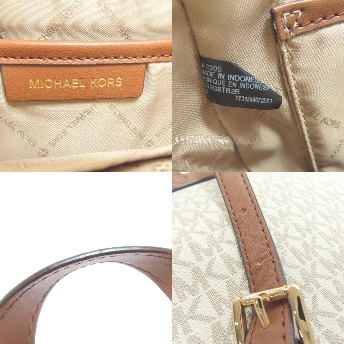 Michael Kors MK Signature Backpack/Daypack Leather/PVC for Women [Used] [Michael Kors] 7