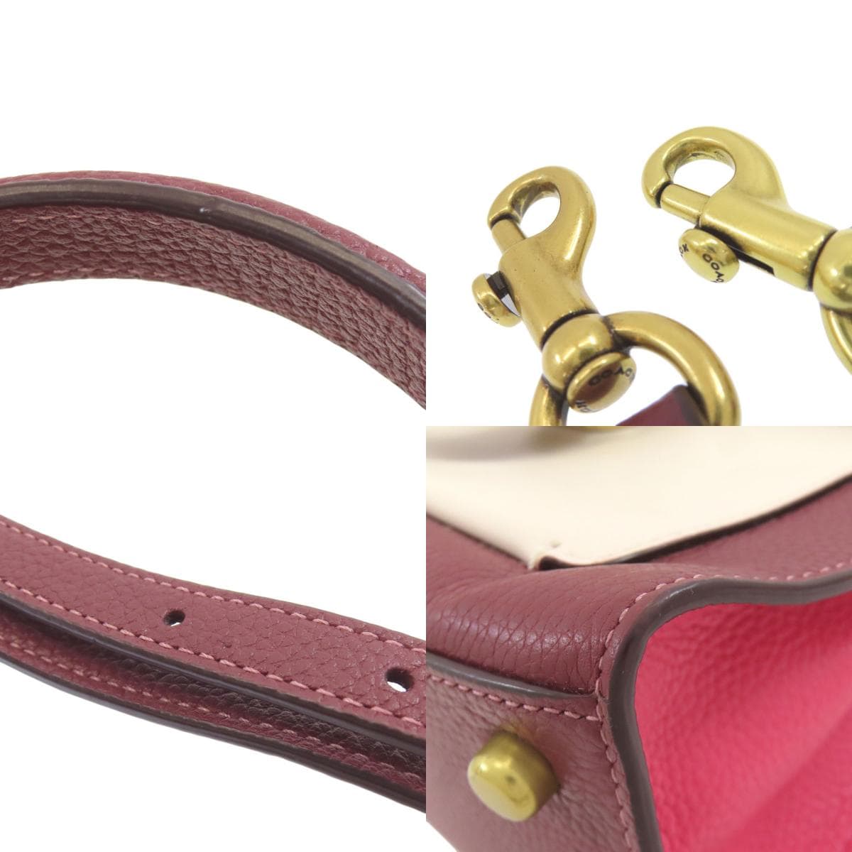 Coach 625 2WAY Handbag Leather Ladies [Used] [COACH] 625 9