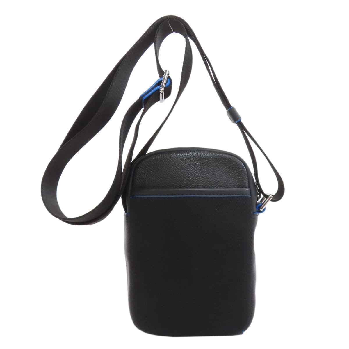 Michael Kors MK Logo Shoulder Bag Leather/Nylon Women's [Used] [Michael Kors] 2