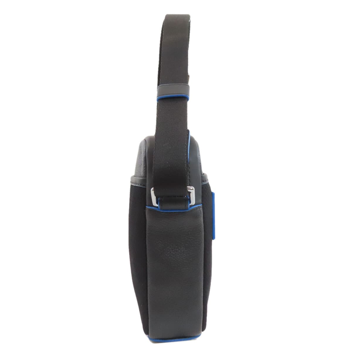 Michael Kors MK Logo Shoulder Bag Leather/Nylon Women's [Used] [Michael Kors] 3