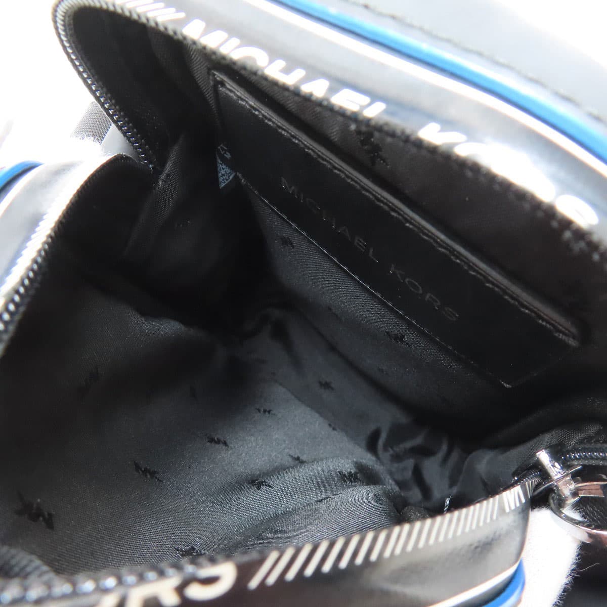 Michael Kors MK Logo Shoulder Bag Leather/Nylon Women's [Used] [Michael Kors] 5