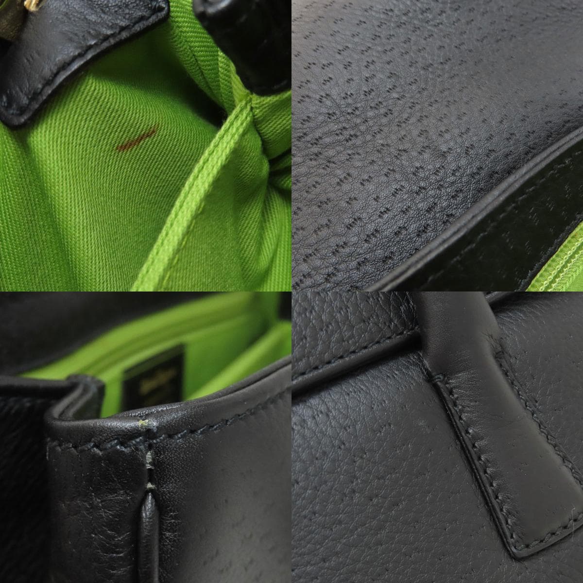 Salvatore Ferragamo Gancini hardware handbag calf leather for ladies [Used] [Salvatore Ferragamo] 7