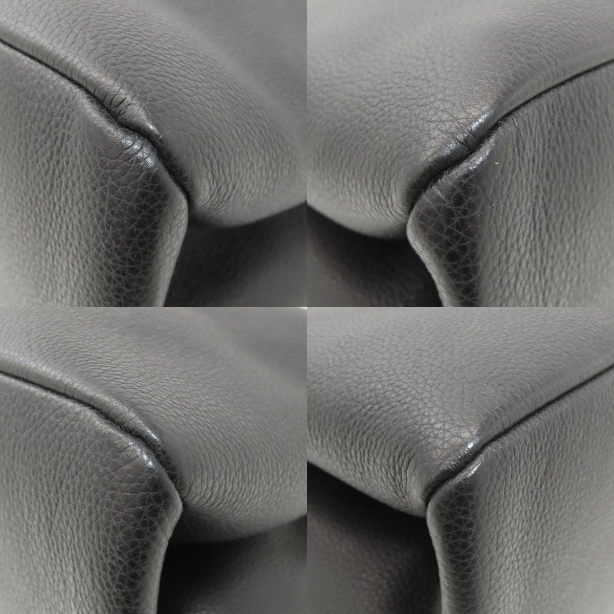 Versace Logo Tote Bag Calf Leather Ladies [Used] [VERSACE] 10