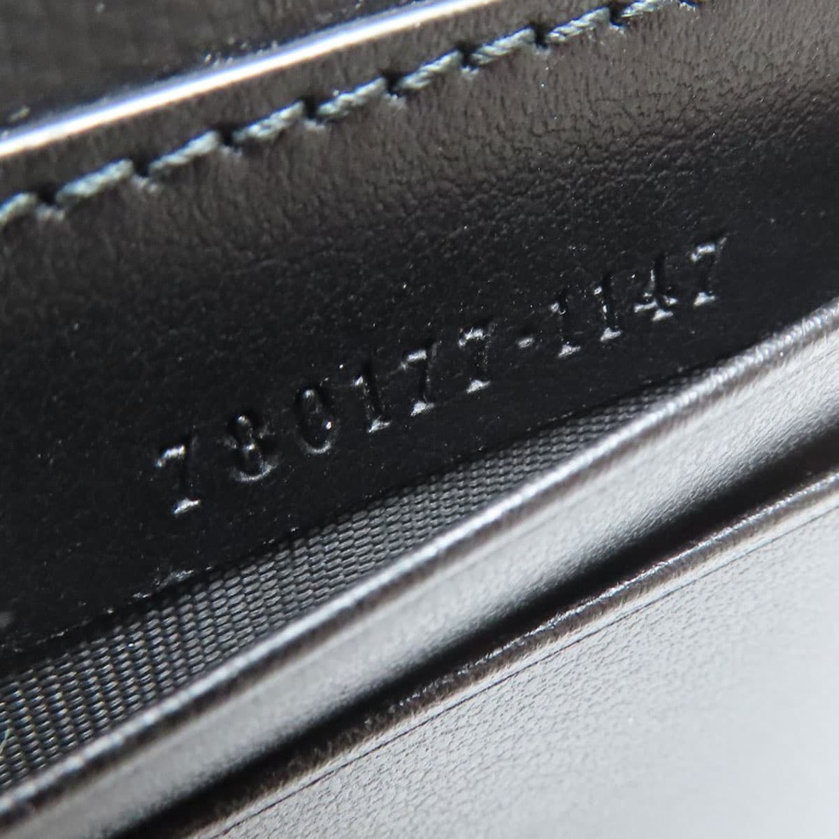 Gucci 780177 Fragment Case GG Accessory Pouch Leather Ladies [Used] [GUCCI] 780177 6