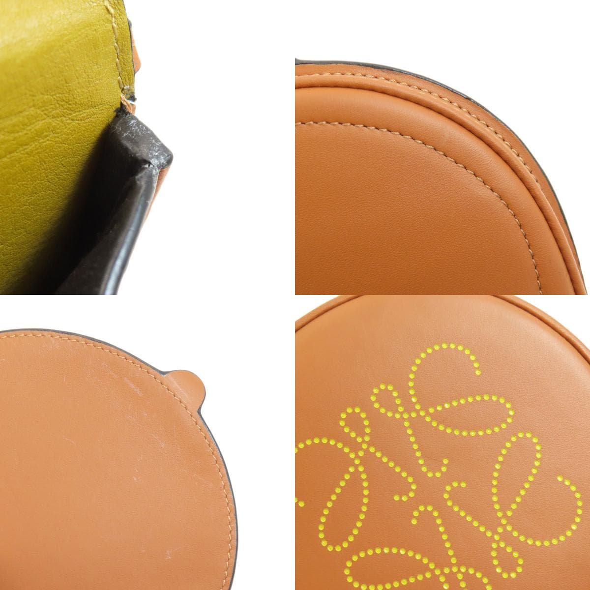 Loewe Anagram Shoulder Bag Leather Women's [Used] [LOEWE] 8