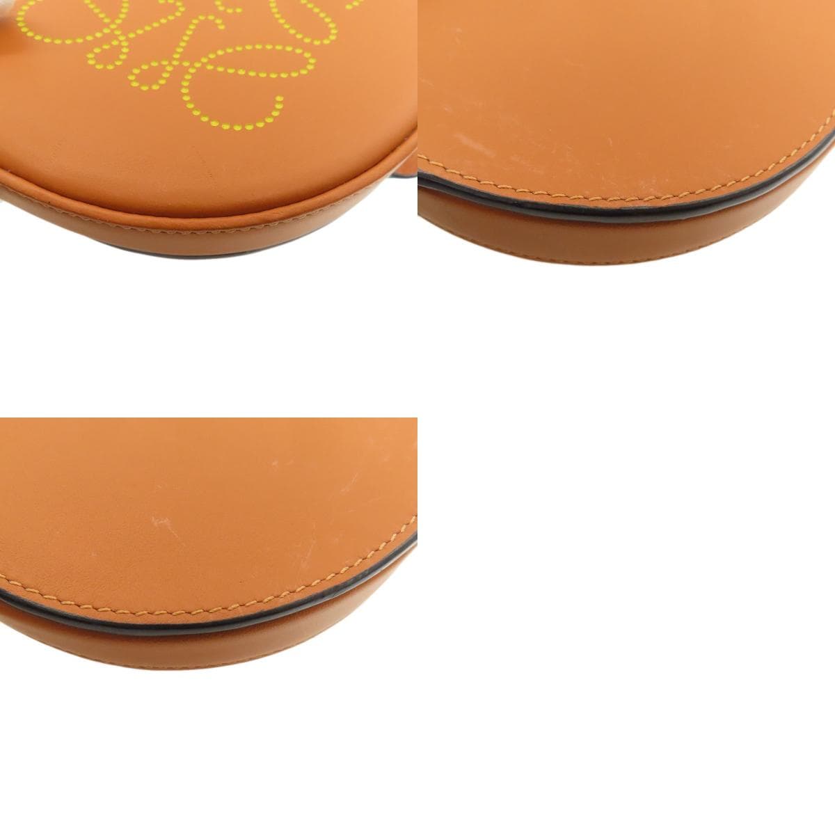 Loewe Anagram Shoulder Bag Leather Women's [Used] [LOEWE] 10