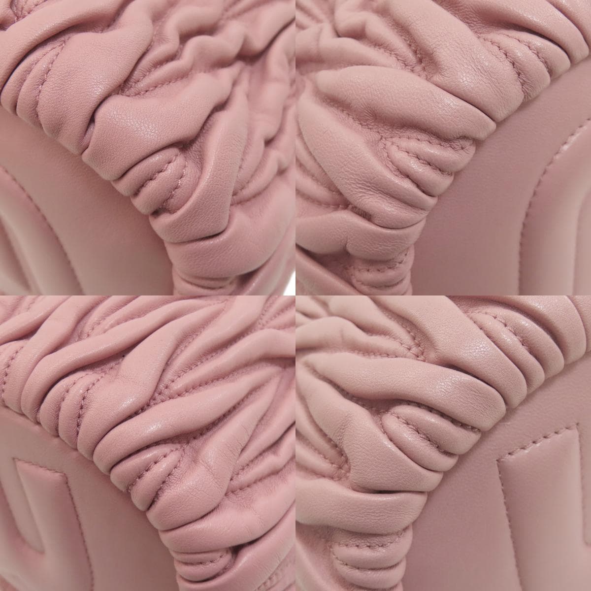 Miu Miu 5BE014 Matelassé Baguette Bag Shoulder Bag Calf Leather Ladies [Used] [MIUMIU] 5BE014 10