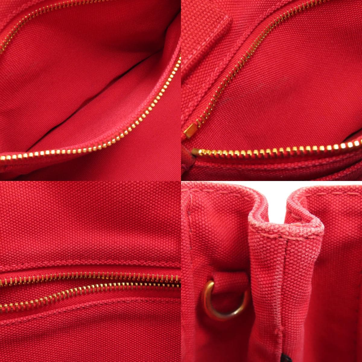 Prada Canapa Mini 2WAY Handbag Canvas Ladies [Used] [PRADA] 6