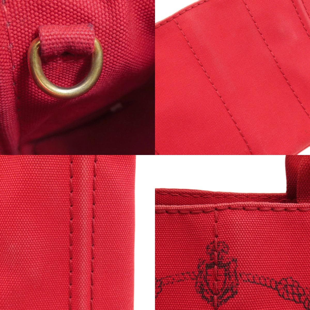 Prada Canapa Mini 2WAY Handbag Canvas Ladies [Used] [PRADA] 7