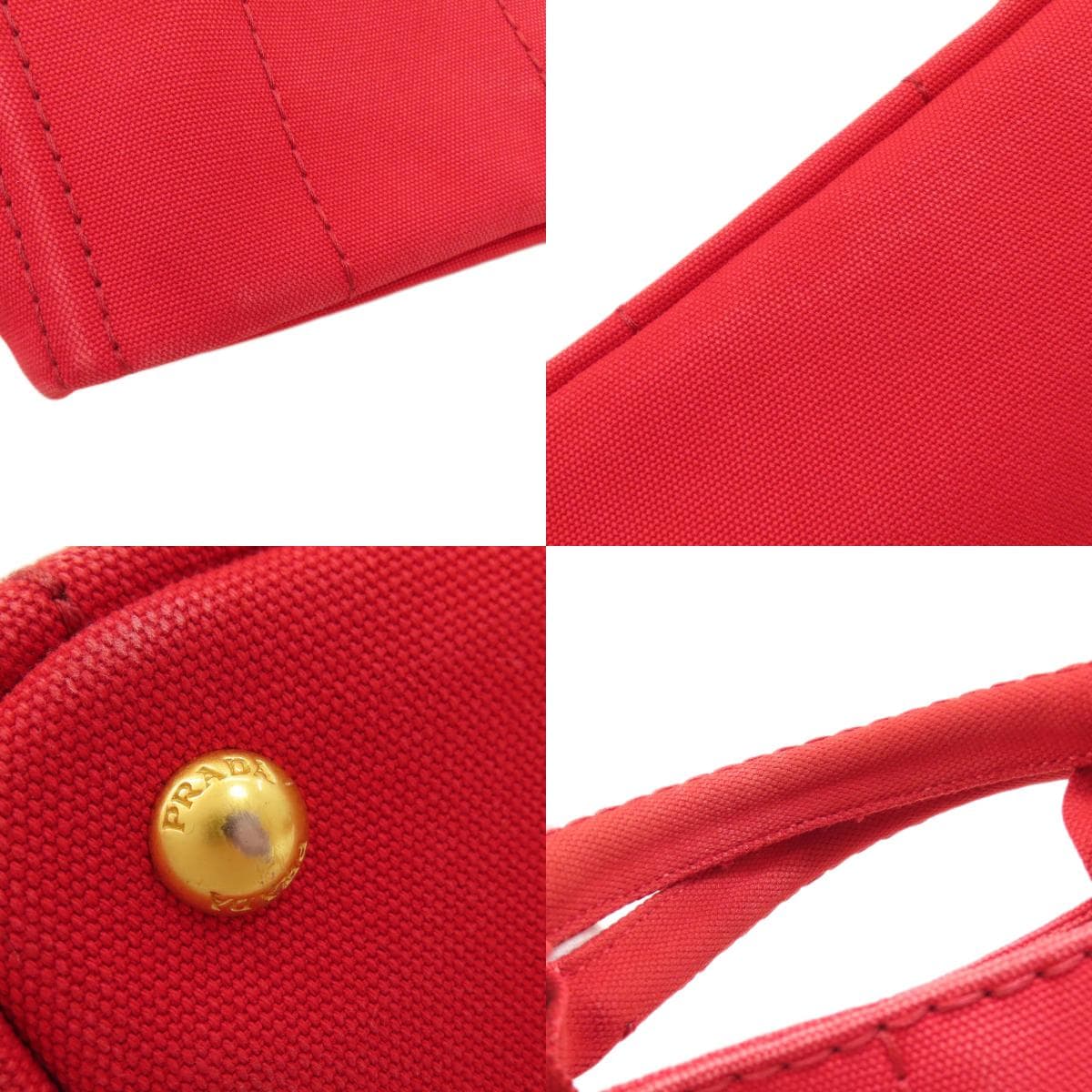 Prada Canapa Mini 2WAY Handbag Canvas Ladies [Used] [PRADA] 8