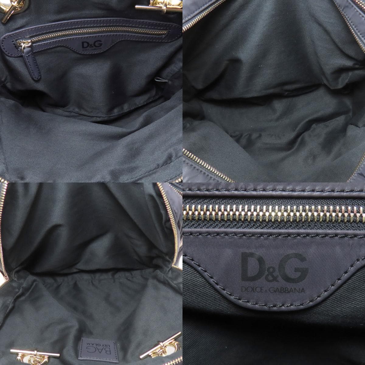 Dolce & Gabbana Chain Bag Quilted Tote Bag Nylon Material Ladies [Used] [Dolce & Gabbana] 5