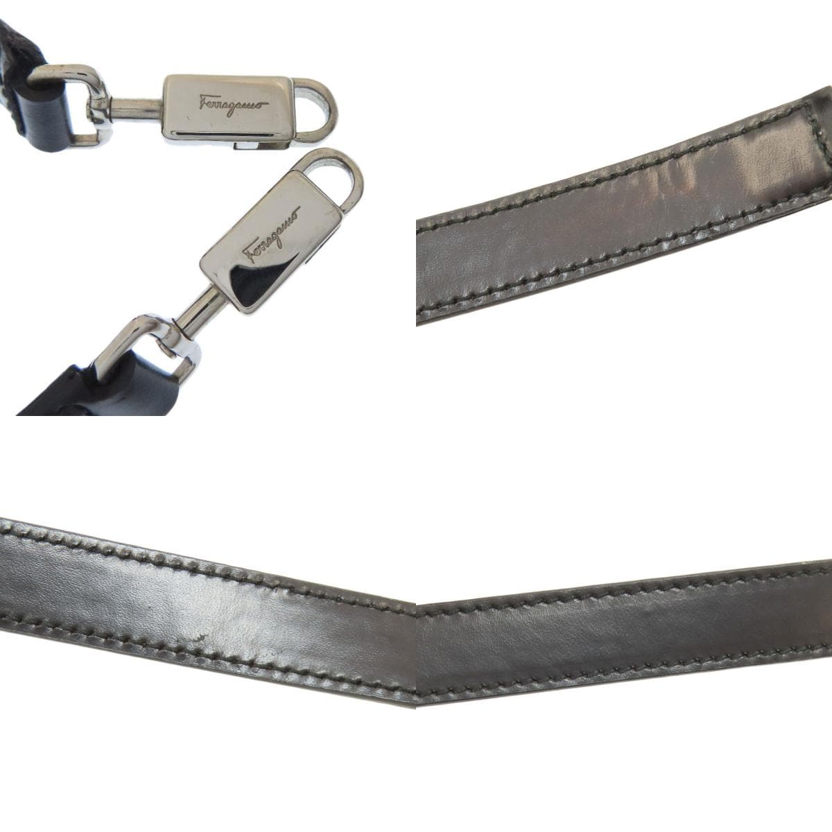 Salvatore Ferragamo Gancini hardware 2WAY handbag leather for women [Used] [Salvatore Ferragamo] 9