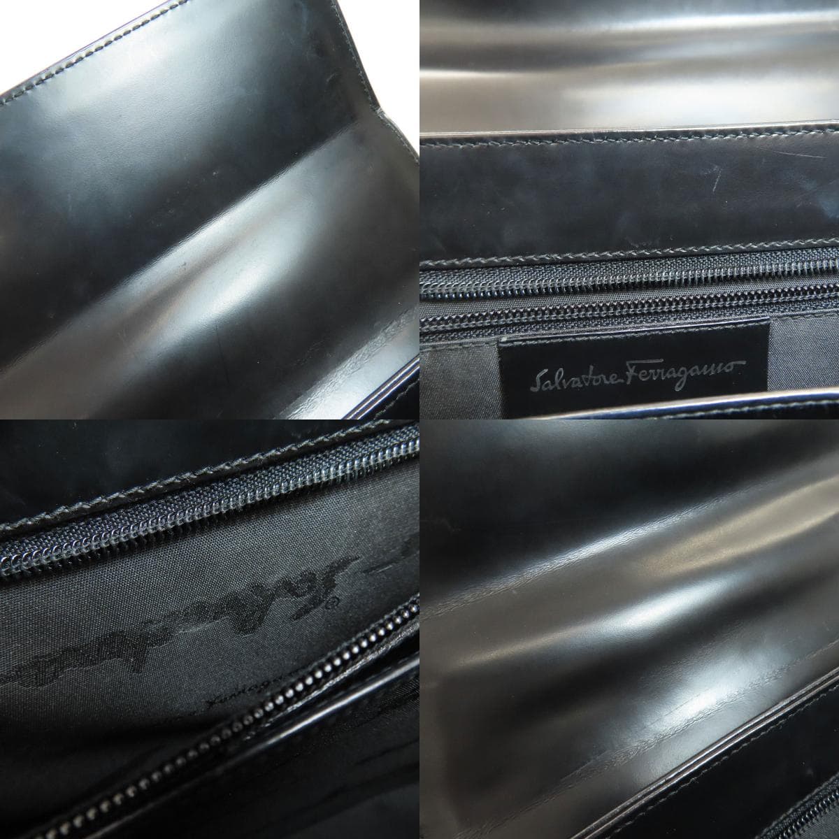 Salvatore Ferragamo Gancini hardware 2WAY handbag leather for women [Used] [Salvatore Ferragamo] 5