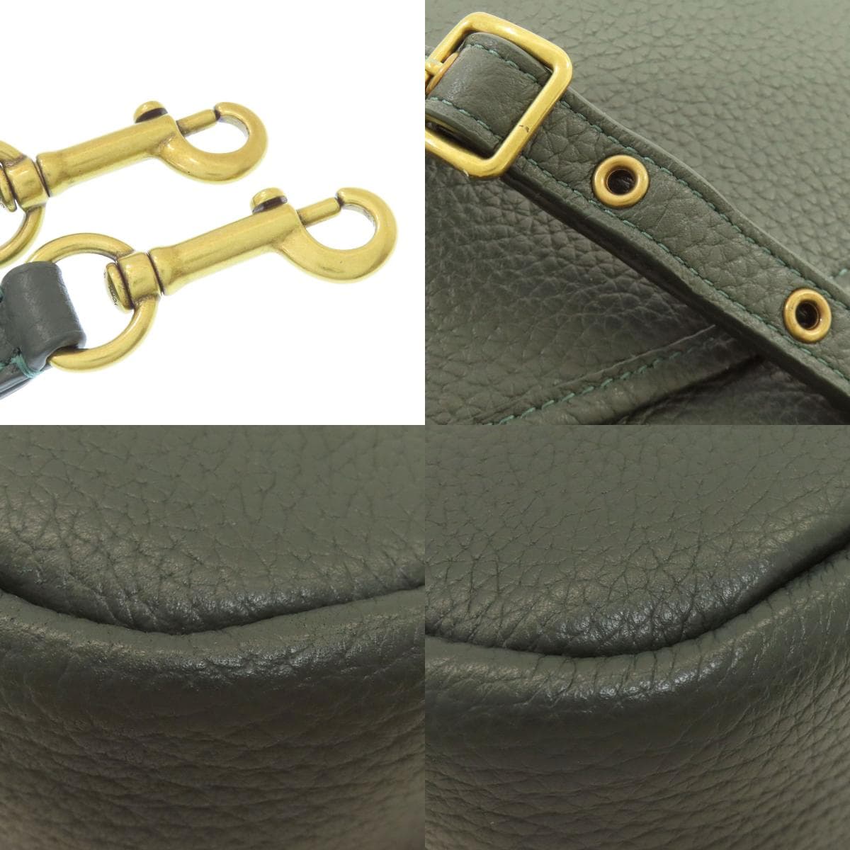 Coach C4813 Camera Bag Shoulder Bag Leather for Women [Used] [COACH] C4813 9