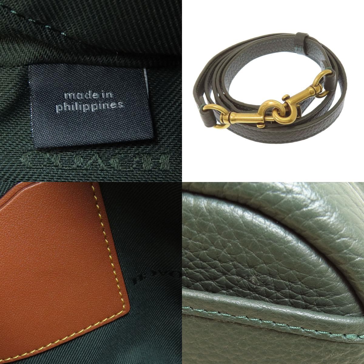 Coach C4813 Camera Bag Shoulder Bag Leather for Women [Used] [COACH] C4813 7