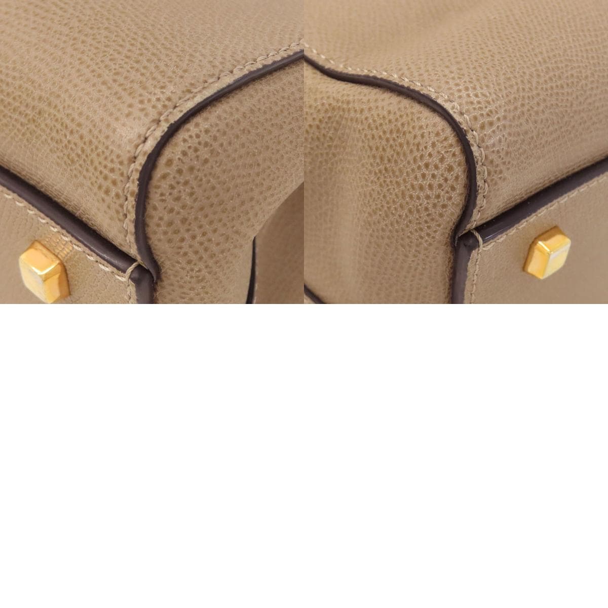 Valextra Triennale Handbag Calf Leather Women's [Used] [Valextra] 10