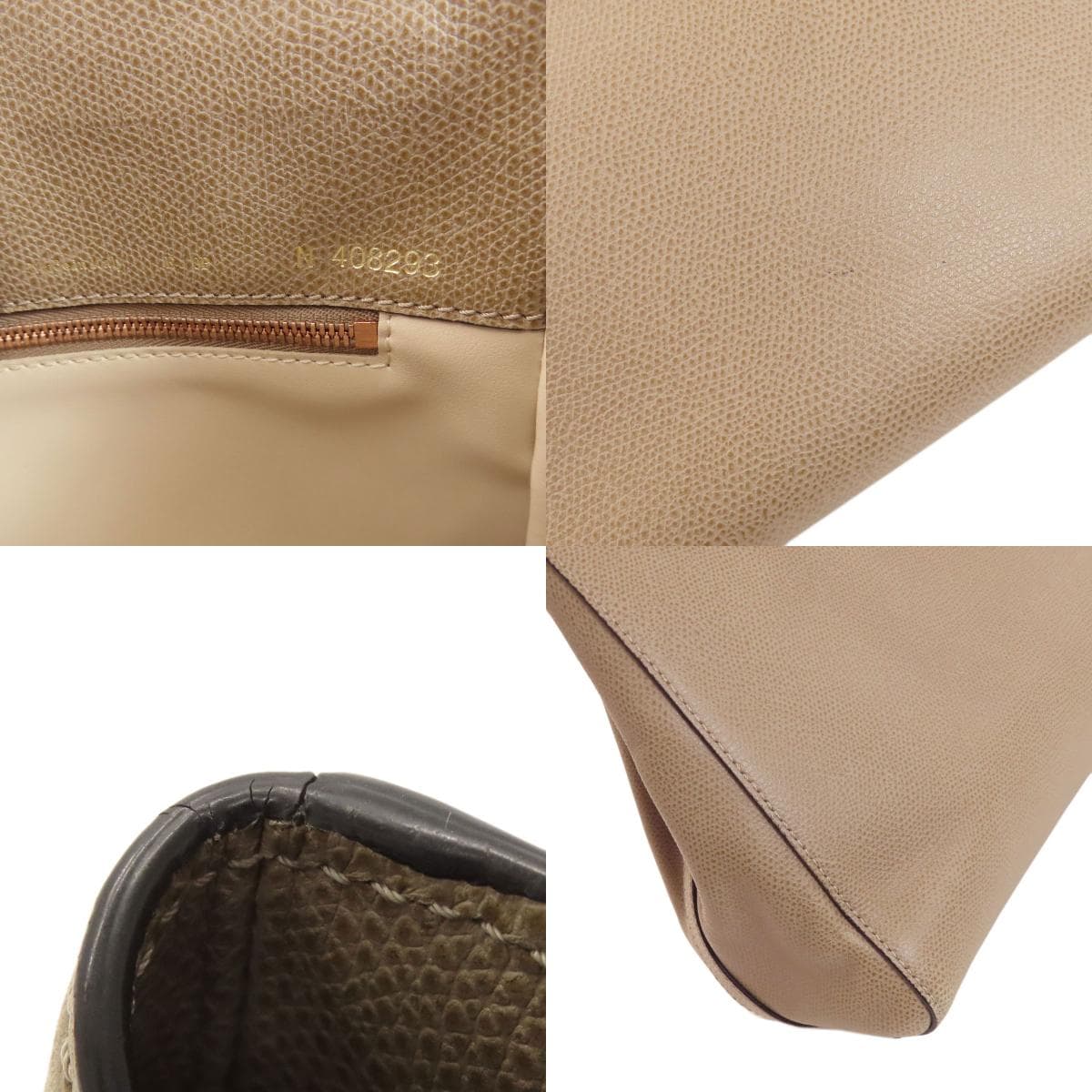 Valextra Triennale Handbag Calf Leather Women's [Used] [Valextra] 7