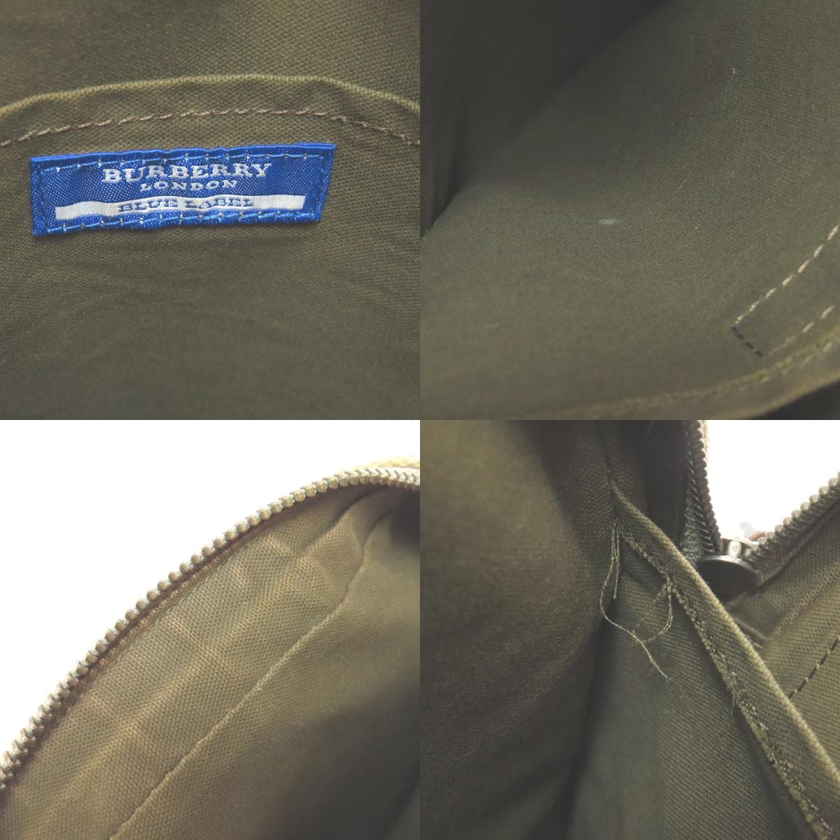 Burberry Blue Label Shoulder Bag Canvas Ladies [Used] [BURBERRY] 6